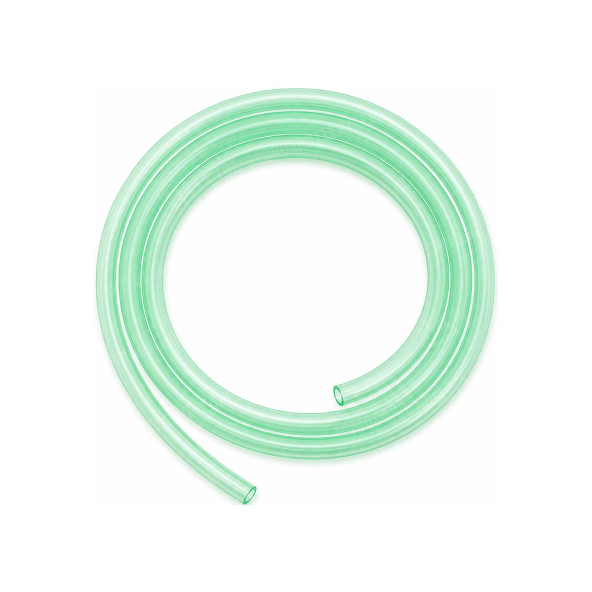 345 Olieslang silicone 3x5mm transparant groen per meter RMS universeel