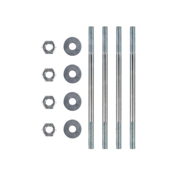 Tomos Cilindertapeind set met moeren staal M6x107mm 2L / 3L
