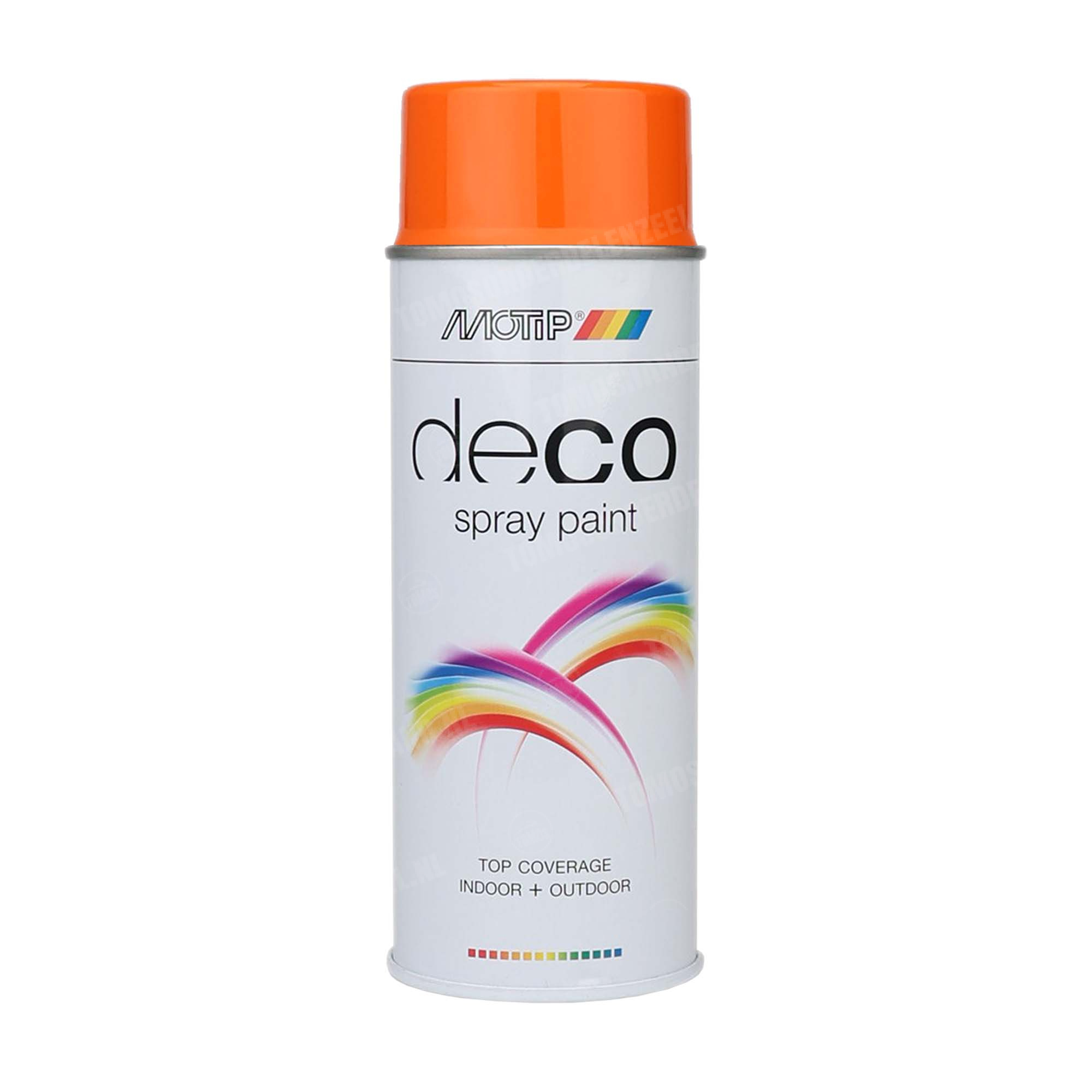 377 Motip Spuitlak Alkyd zuiver oranje hooglans RAL 2004 deco 400ml