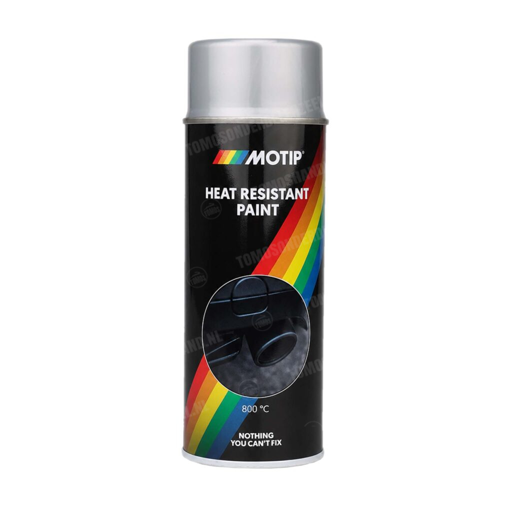 Motip Spuitbus hittebestendig lak zilver (tot 800 graden) 400ml