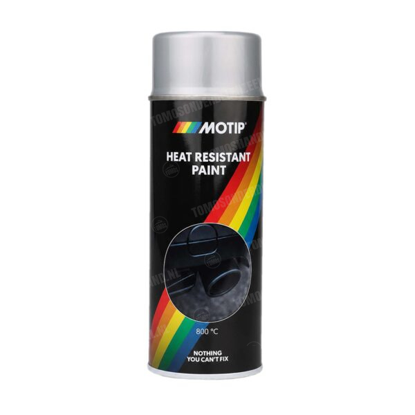 Motip Spuitbus hittebestendig lak zilver (tot 800 graden) 400ml