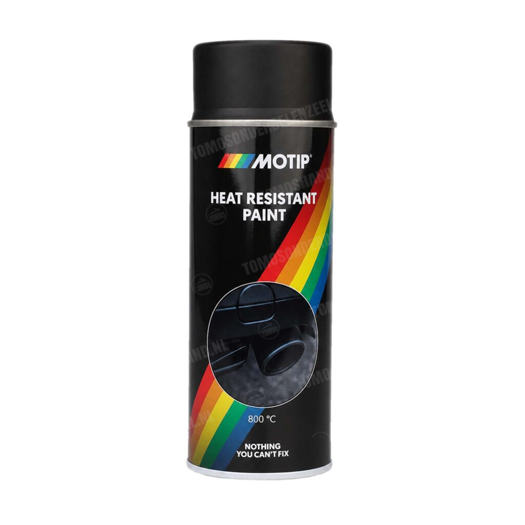 Motip Spuitlak hittebestendig zwart (tot 800 graden) 400ml