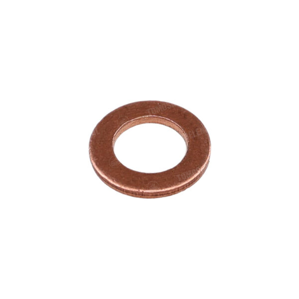 Koperen ring koppelings aftapbout / olie vulbout 10x15mm universeel