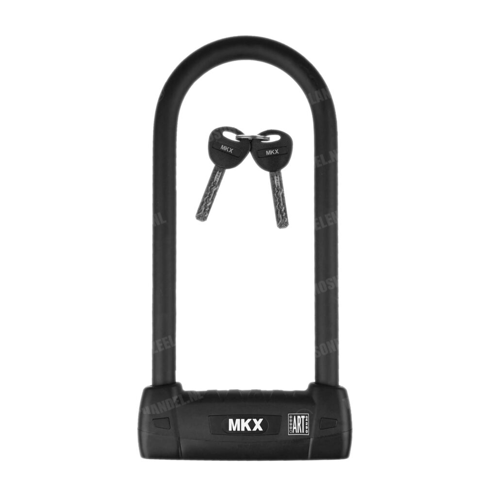Beugelslot 160x308mm ART-4 U-lock zwart (18mm dik) MKX