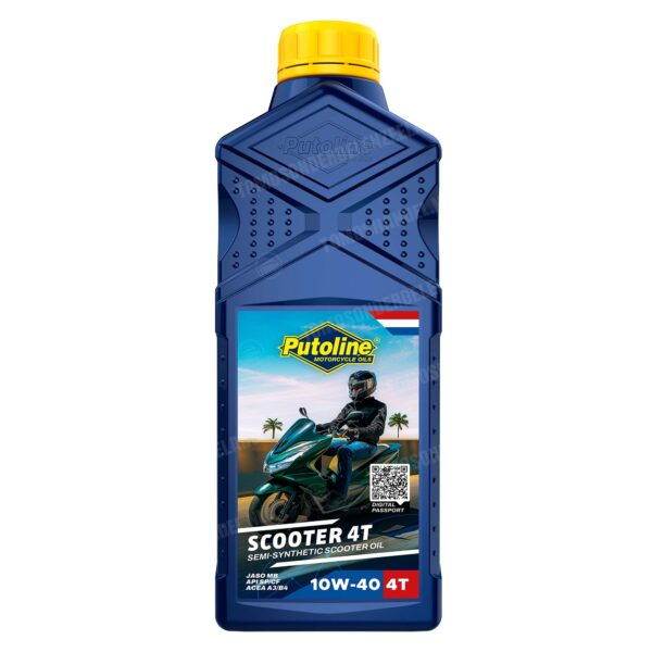 Putoline 4-takt olie 10W40 Motorolie / Scooterolie (vol synthetisch) 1 liter