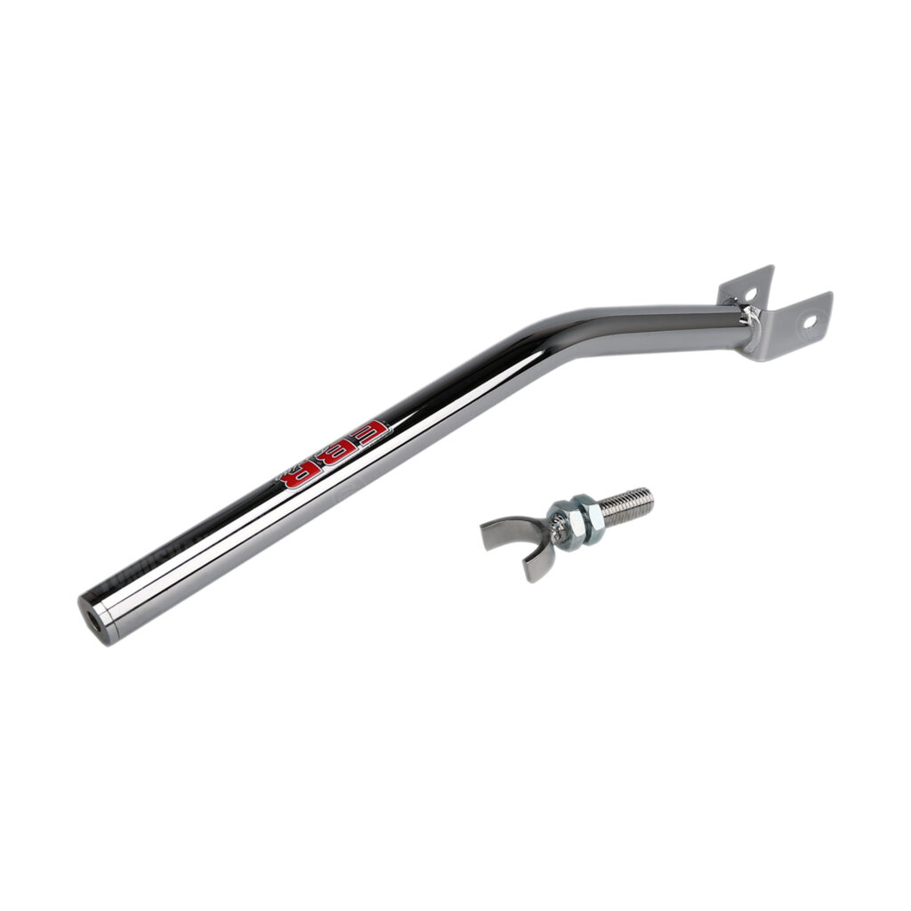 Tomos Frame verstevigingsstang gebogen chroom EBR universeel