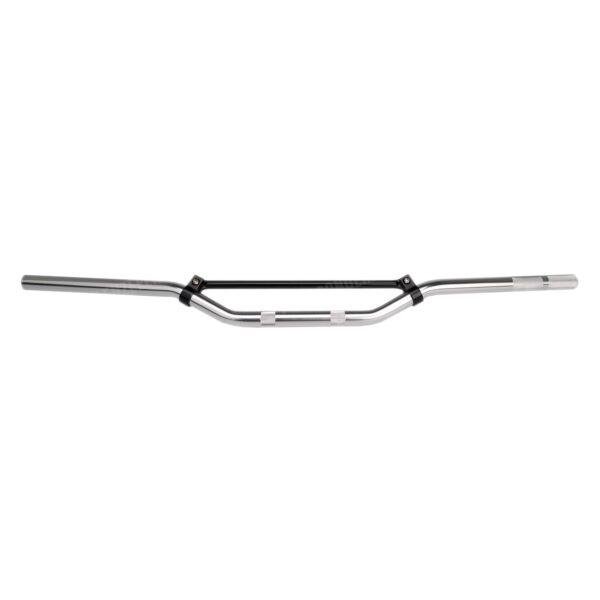 Stuur met spijl motorcross / race zilver aluminium universeel