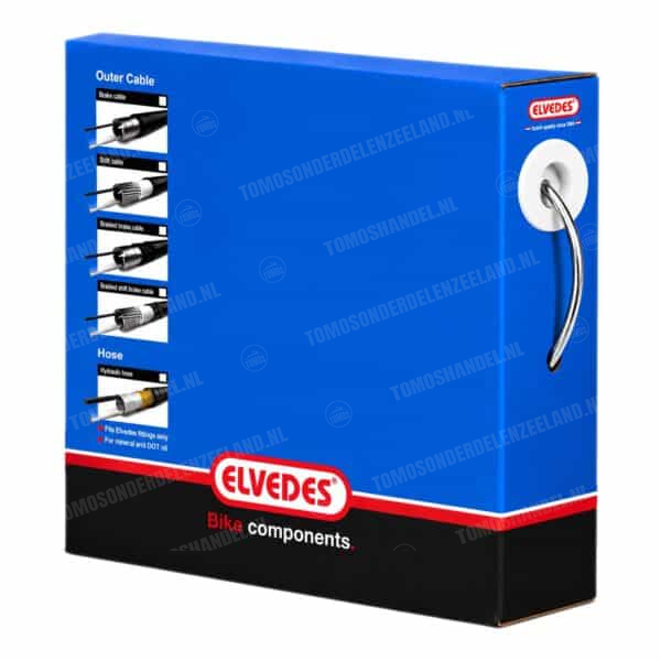 Buitenkabel 5mm chroom (per meter) universeel Elvedes