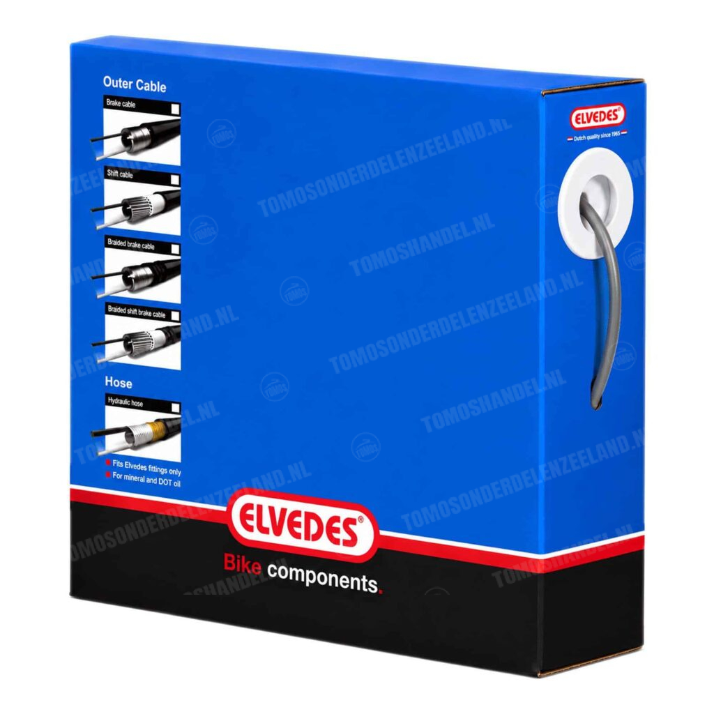 Buitenkabel 5mm grijs (per meter) universeel Elvedes
