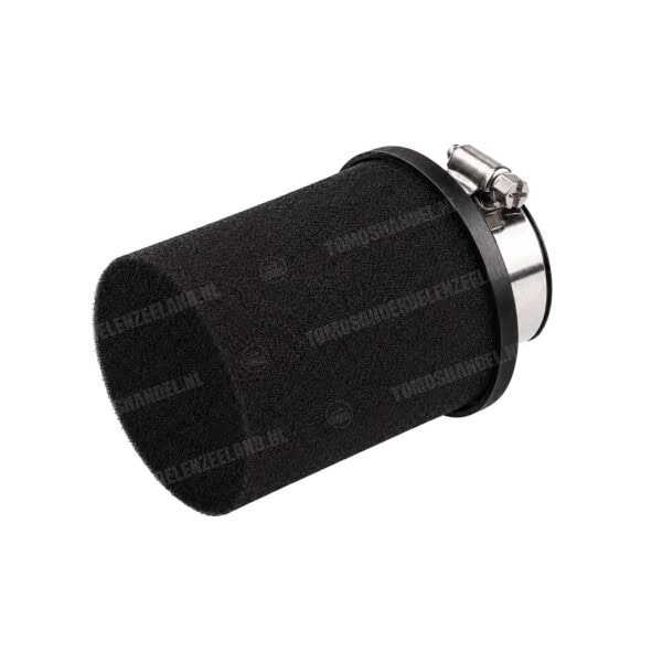 Powerfilter luchtfilter schuim 28mm / 35mm recht zwart racing Dellorto PHBG / PHVA