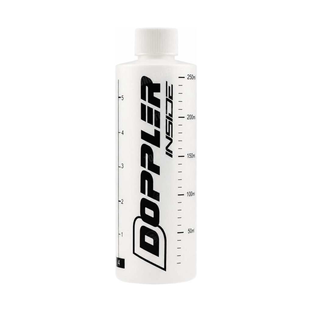 Maatbeker / mengbeker olie flesje Doppler 250ml