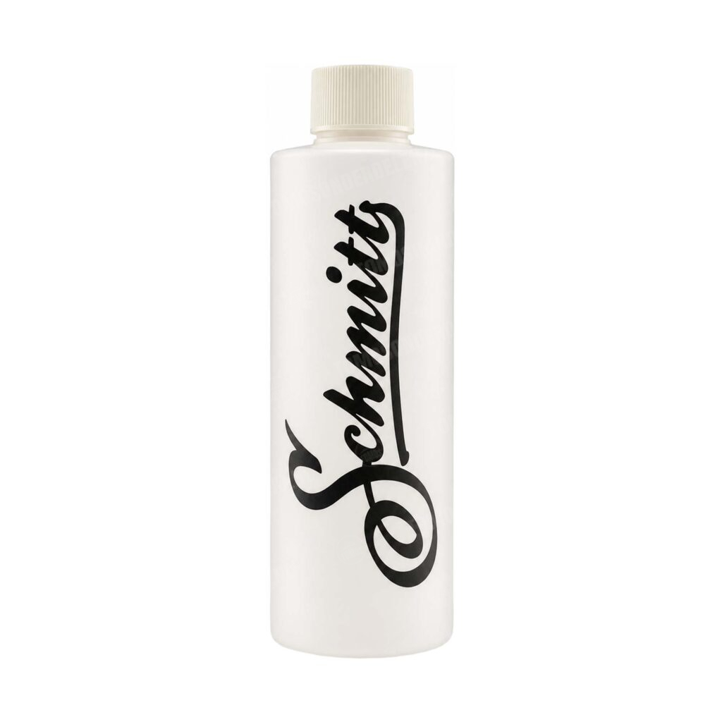 Maatbeker / mengbeker olie flesje Schmitt 250ml zwart