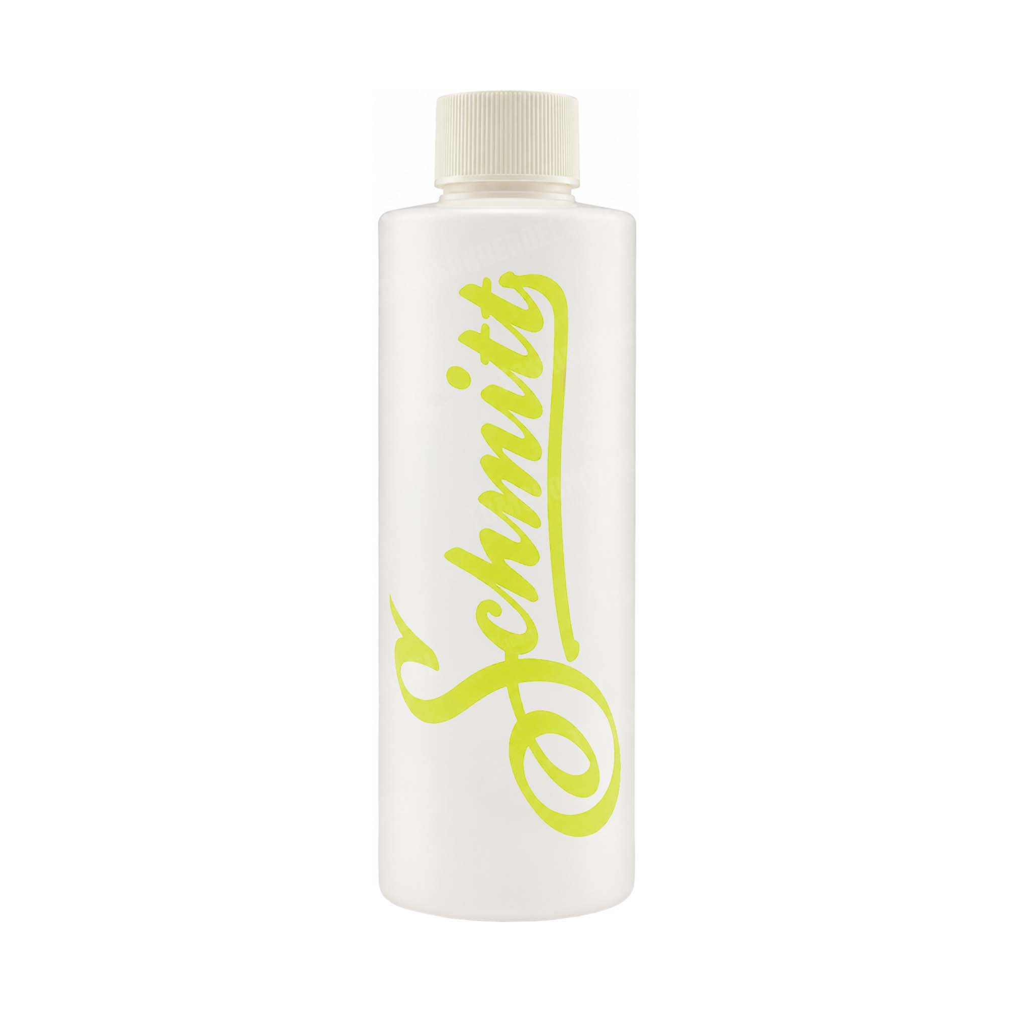 732 Maatbeker / mengbeker olie flesje Schmitt 250ml geel