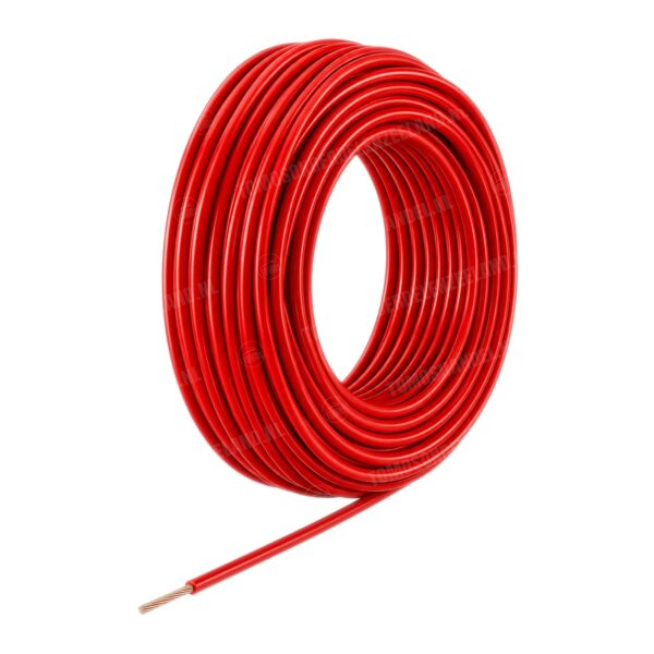 Electrisch draad rood 1.5mm montagedraad per meter