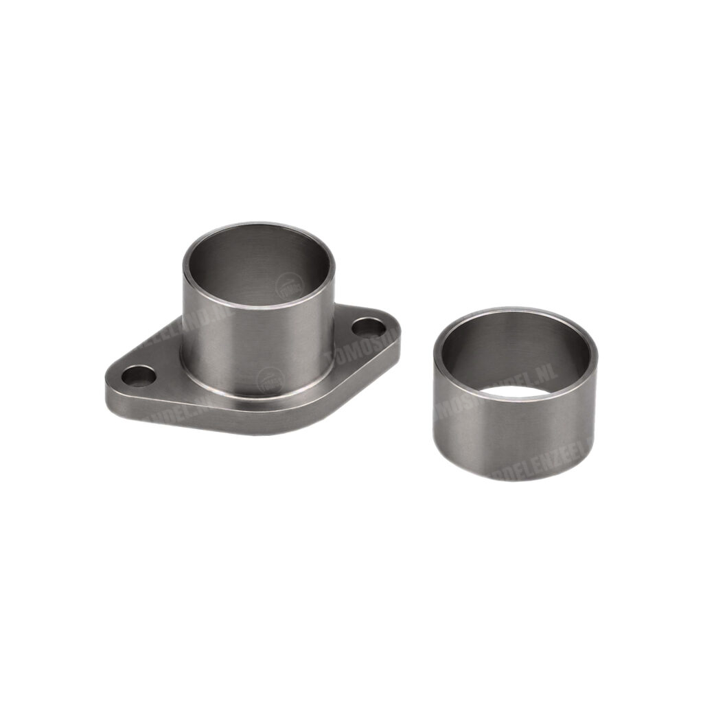 Uitlaatflens 25mm staal compleet CLAW universeel