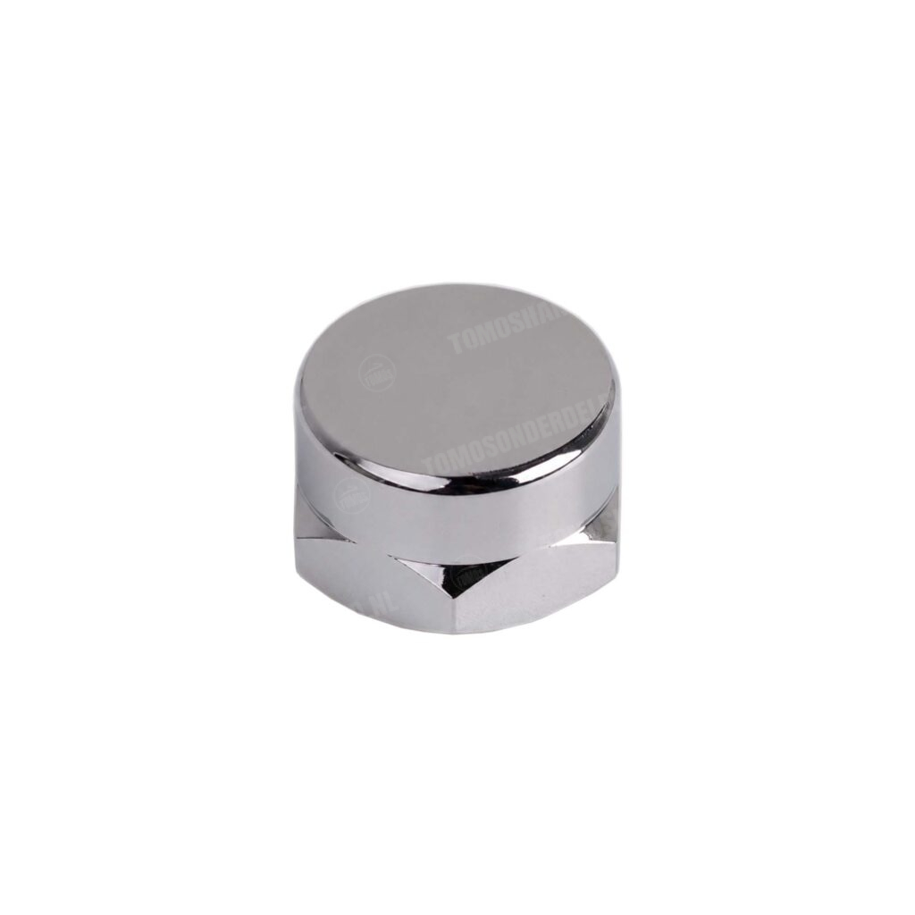Tomos Balhoofdmoer 26mm chroom 16mm hoog