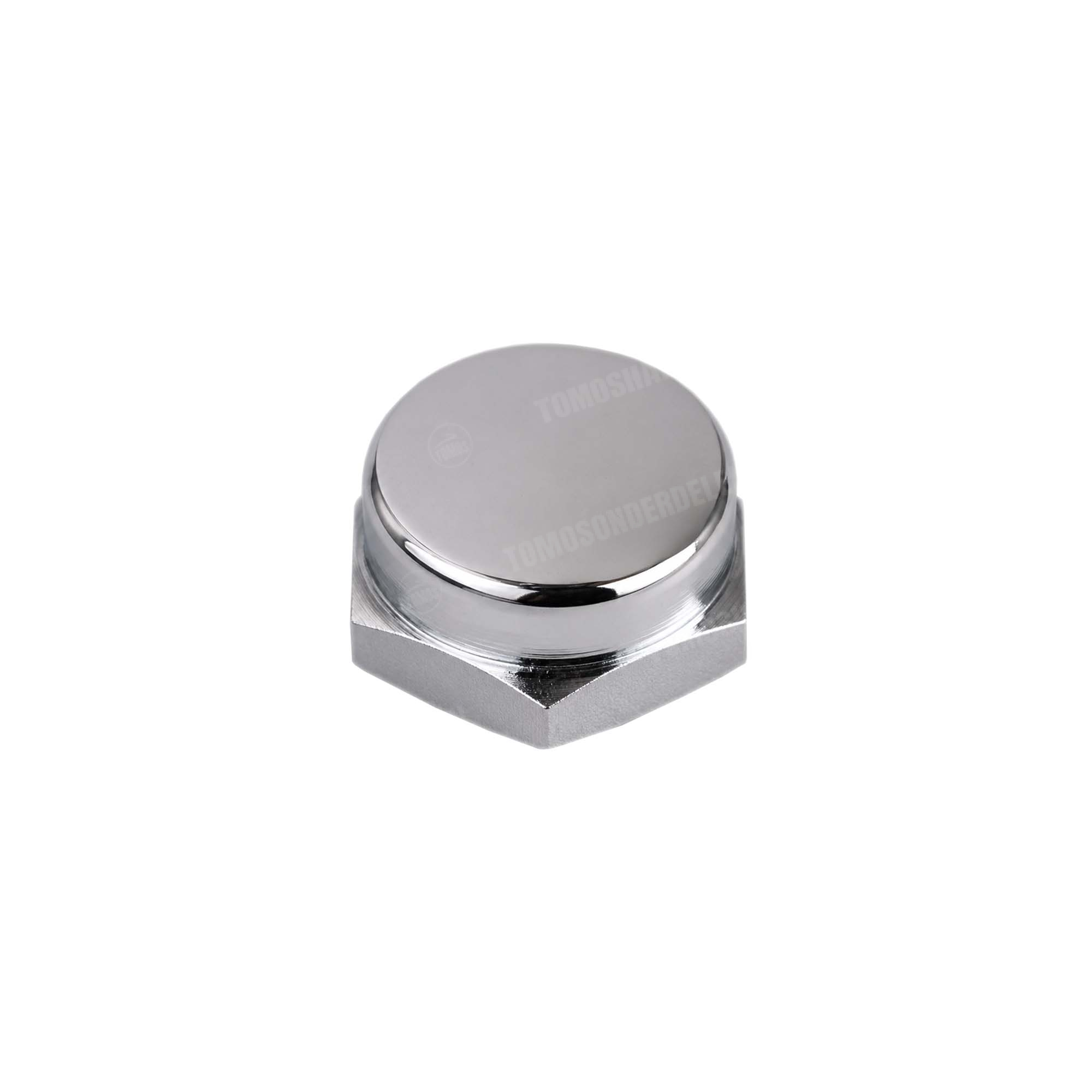 801 Tomos Balhoofdmoer 26mm chroom origineel