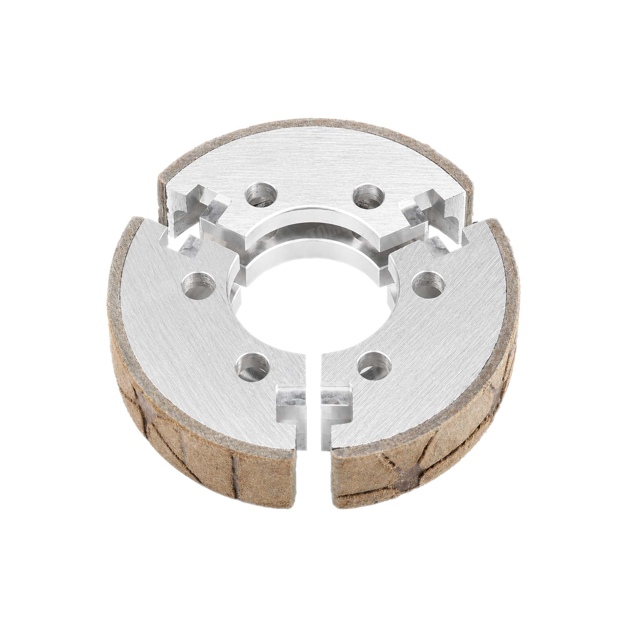 802 Tomos Koppeling 1e / 2e segmenten set 3-delig CNC met kevlar voering CLAW