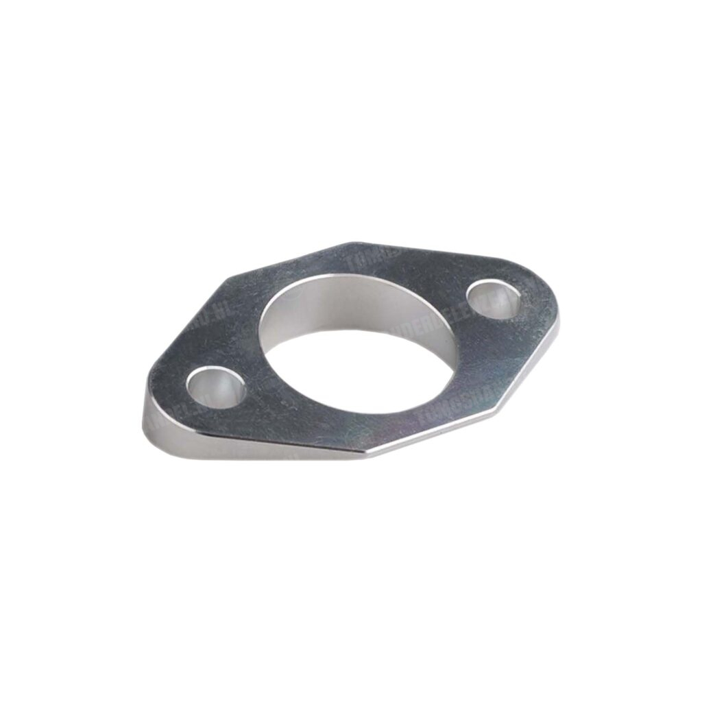 Uitlaat spacer 27mm adapter schuin naar recht uitlaatpoort CLAW