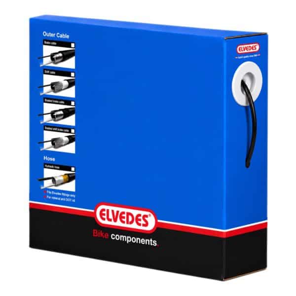 Buitenkabel 5mm zwart (per meter) universeel Elvedes