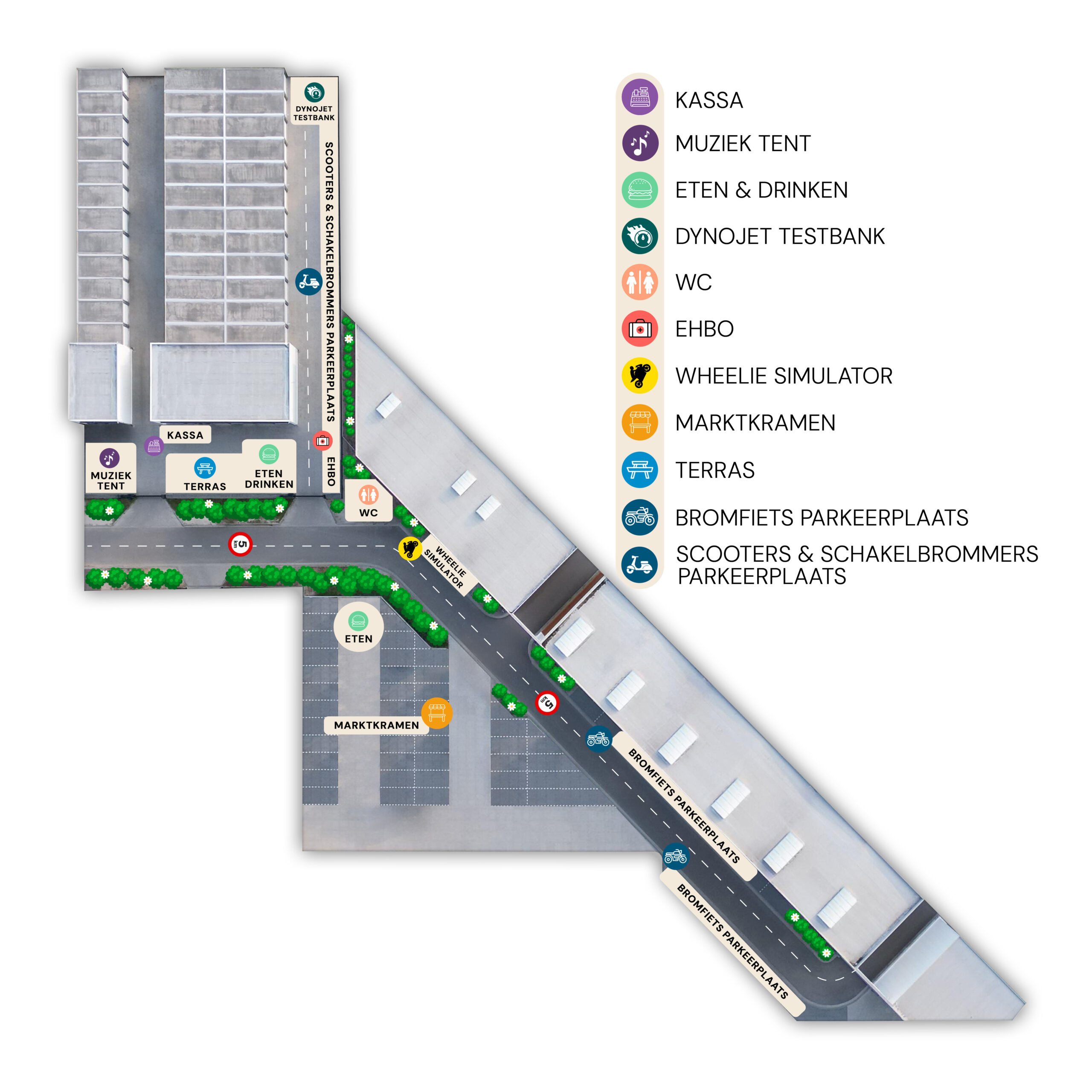 Officieel - Mopedatsea - Plattegrond PRO