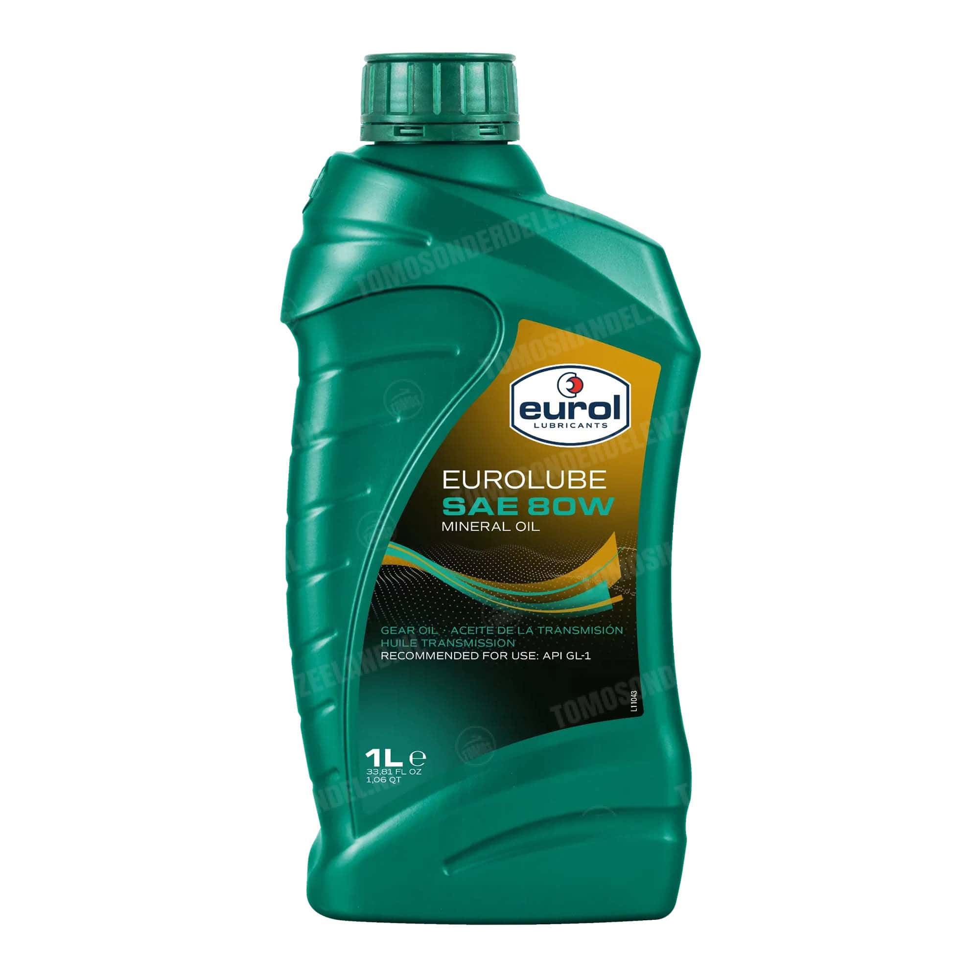 1334 Eurol Transmissie olie SAE 80W GL1 - 1 liter