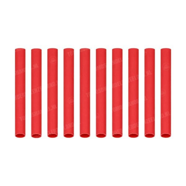 Krimpkous rood 5x40mm 10 stuks