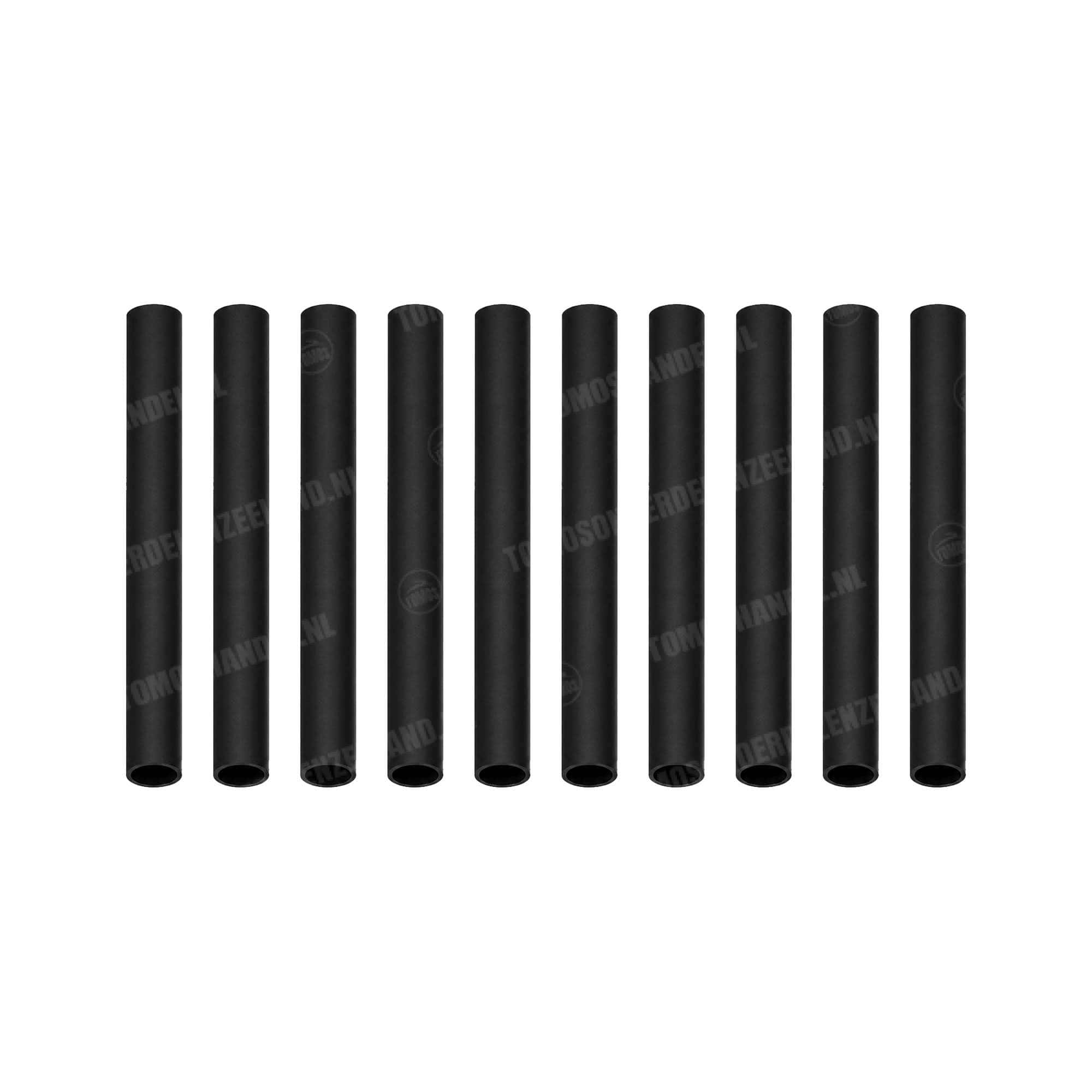 1367 Krimpkous zwart 3.5x40mm 10 stuks