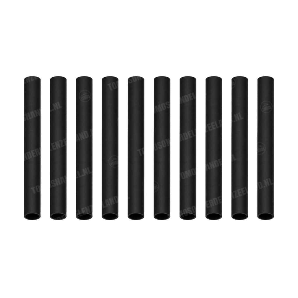 Krimpkous zwart 5x40mm 10 stuks