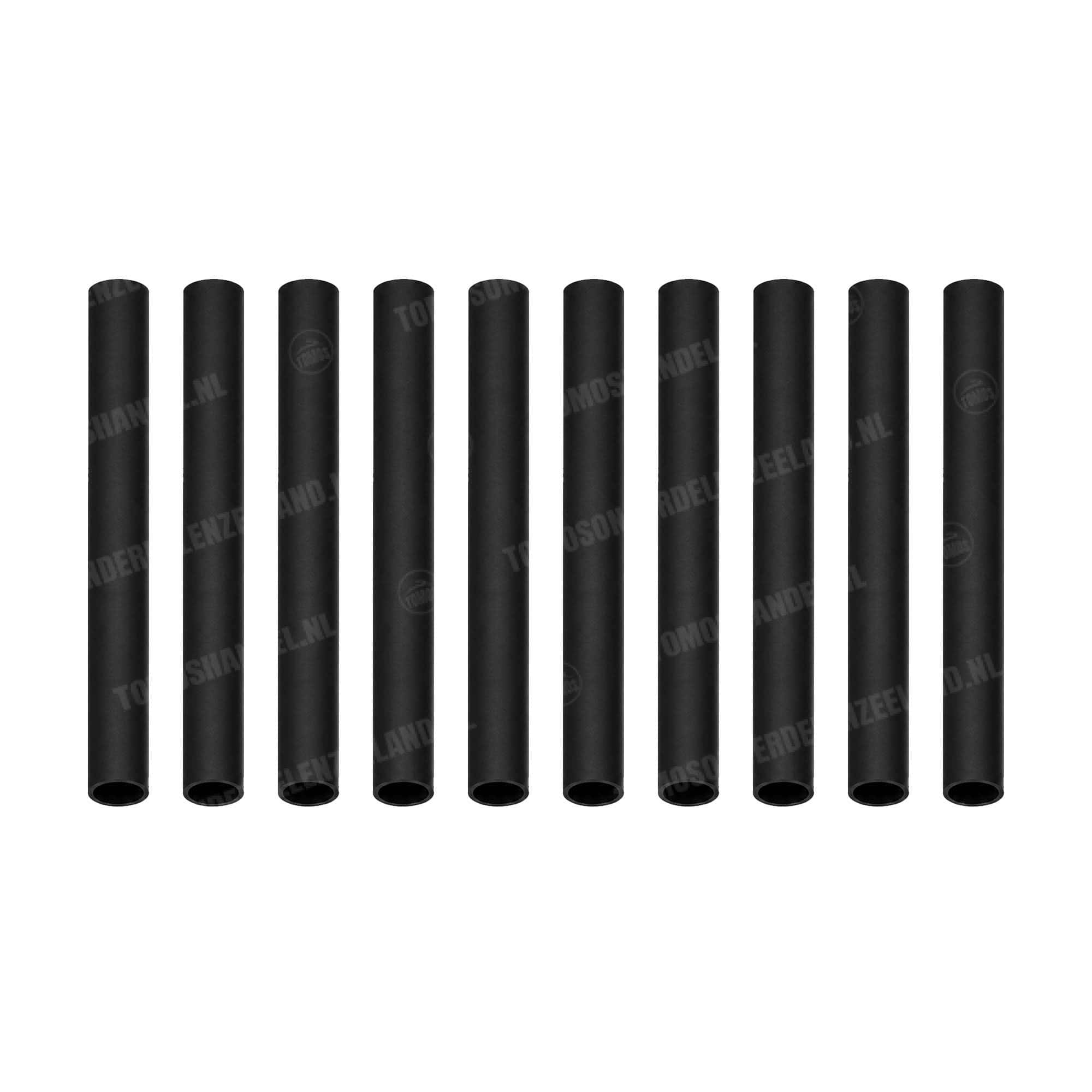 1368 Krimpkous zwart 5x40mm 10 stuks