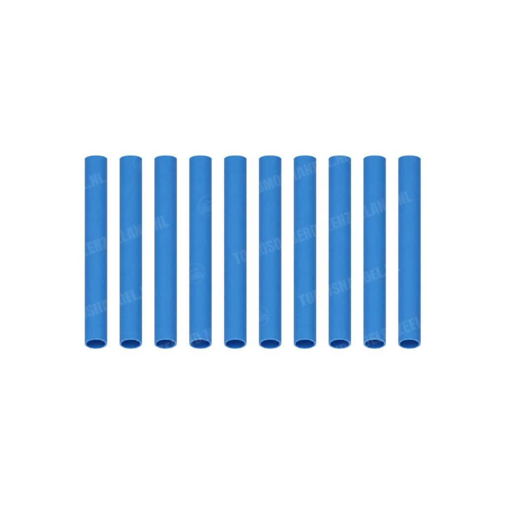 Krimpkous blauw 2x40mm 10 stuks