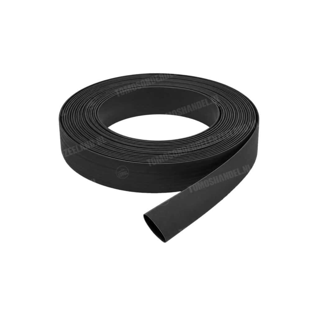 Krimpkous 8mm zwart 5 meter