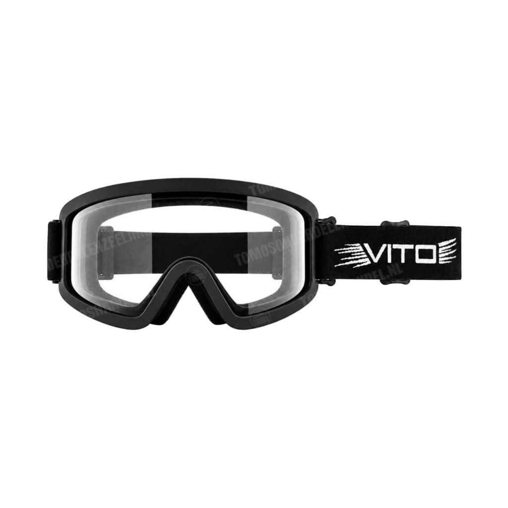 Vito Crossbril Fury zwart transparant universeel