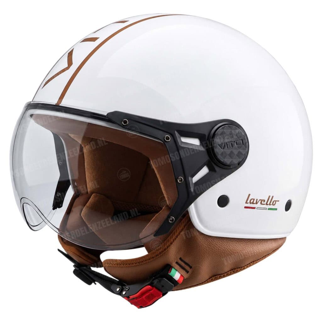 Helm Vito Jethelm Lavello glans wit (XS t/m XXL)
