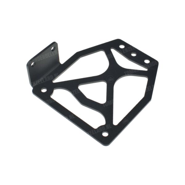 Kentekenplaathouder zijkant montage aluminium universeel zwart