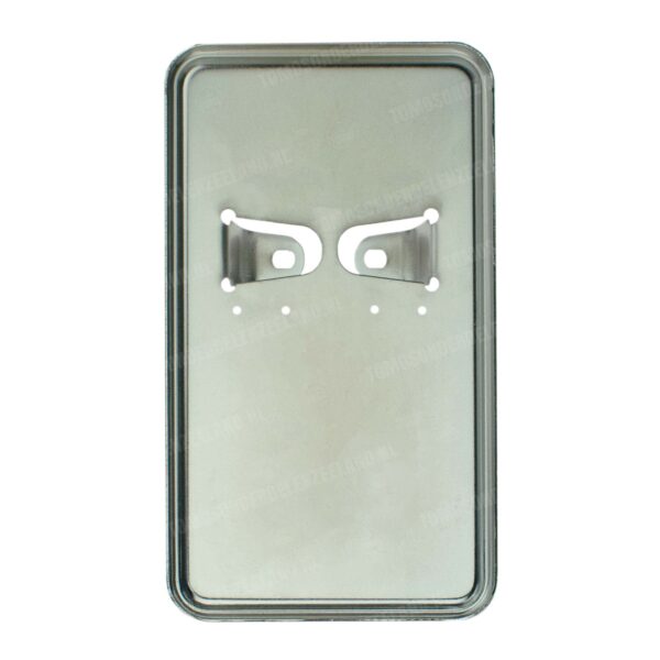 Kentekenplaathouder staand chroom 10x17.5cm