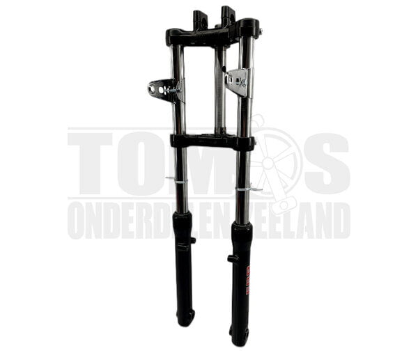 Tomos Voorvork EBR nieuw model aluminium hydraulisch zwart Revival / Streetmate