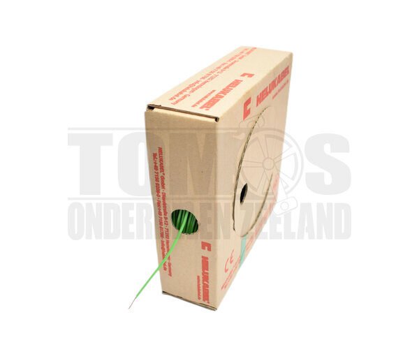 Electrisch draad groen 1.5mm montagedraad per meter
