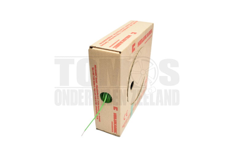 Electrisch draad groen 1.5mm montagedraad per meter