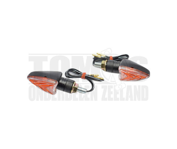 Tomos Knipperlicht led met pijl zwart set universeel