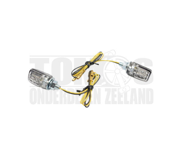 Tomos Knipperlicht led klein zwart set universeel