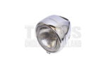 Koplamp unit rond chroom ei model 130mm universeel