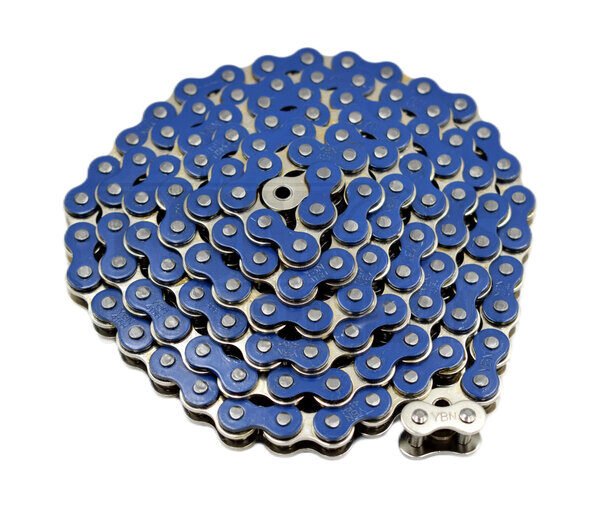 Ketting 415-122 schakels blauw YBN