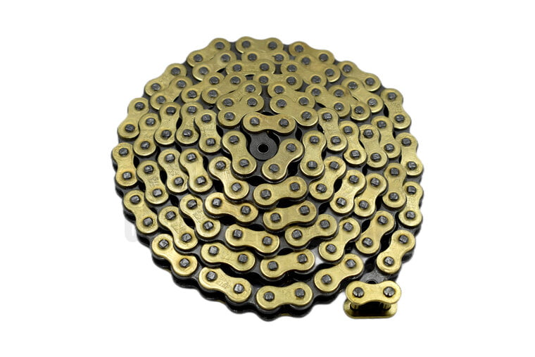 Ketting 415-128 schakels goud SFR Competition