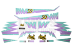 Tomos Stickerset AT50 Attack compleet origineel