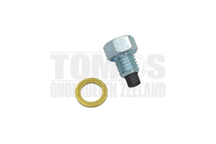 Tomos Koppelings aftapbout / olie vulbout met magneet M8x1.25