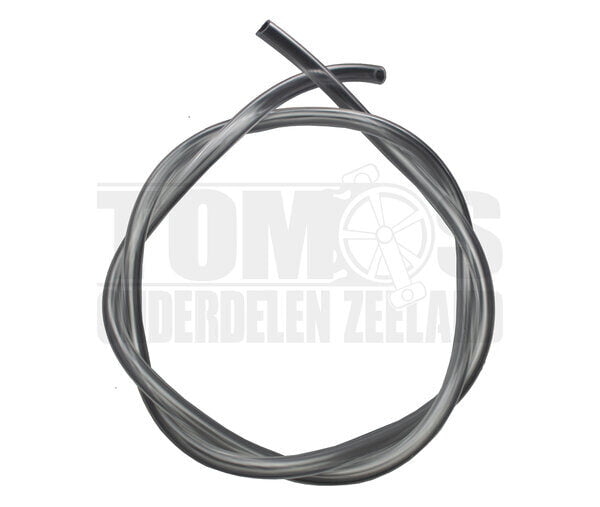Benzineslang 5x8mm transparant per 1 meter universeel
