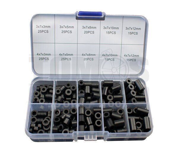 Afstandsbus assortiment set 200-delig