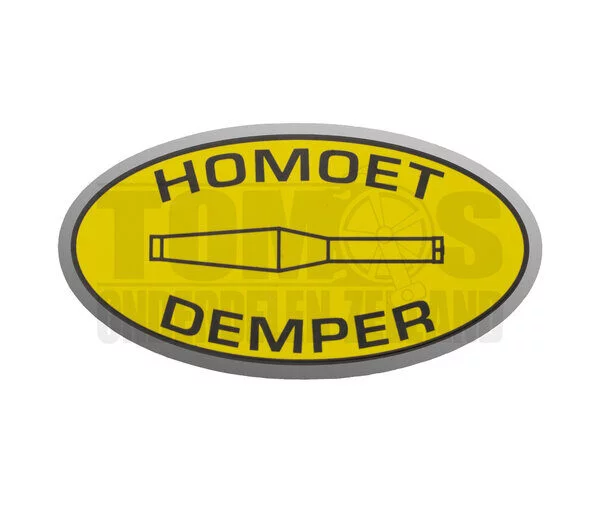 Sticker Homoet P4 Demper origineel