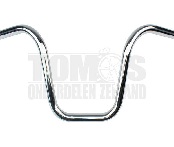 Stuur Cuppini 640x230mm hoog model chroom universeel